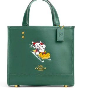 Disney X Coach Dempsey Tote 22 With Sled Motif